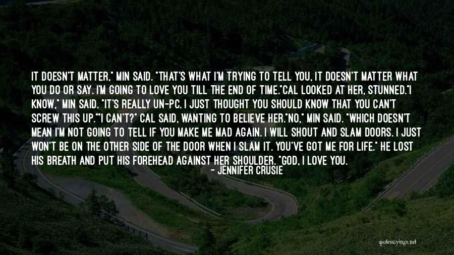 Wanting To Say I Love You Quotes By Jennifer Crusie Wanting To Say I Love You Quotes By Jennifer Crusie