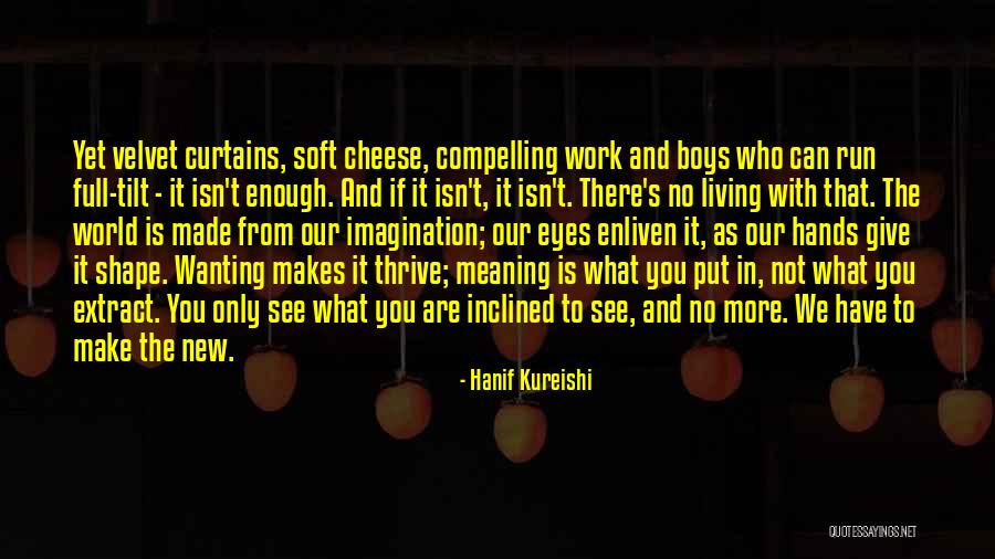 Wanting What You Can't Have Quotes By Hanif Kureishi