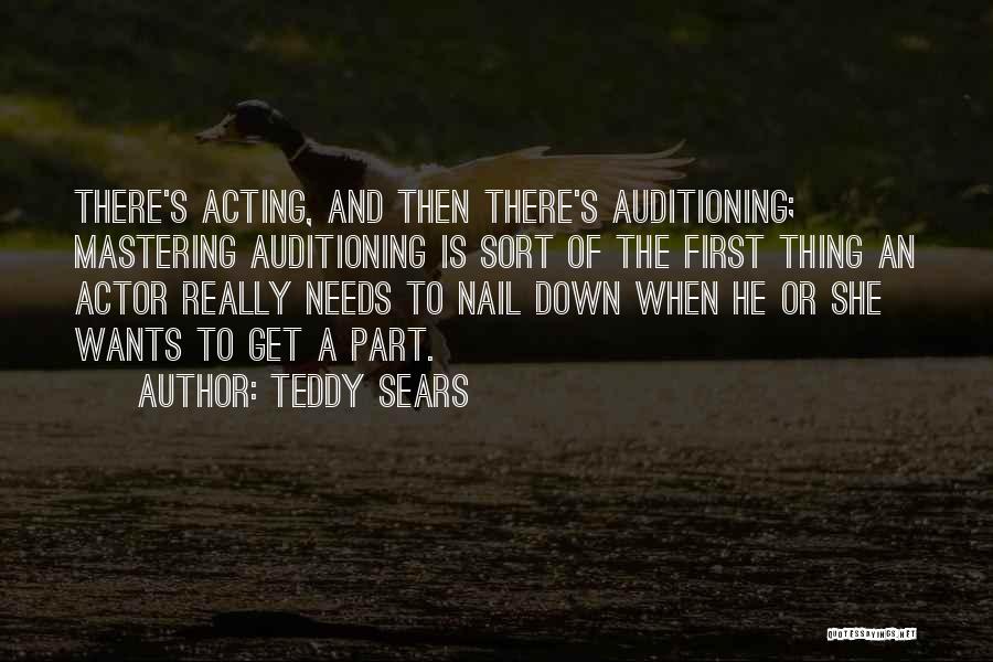 Wants Or Needs Quotes By Teddy Sears