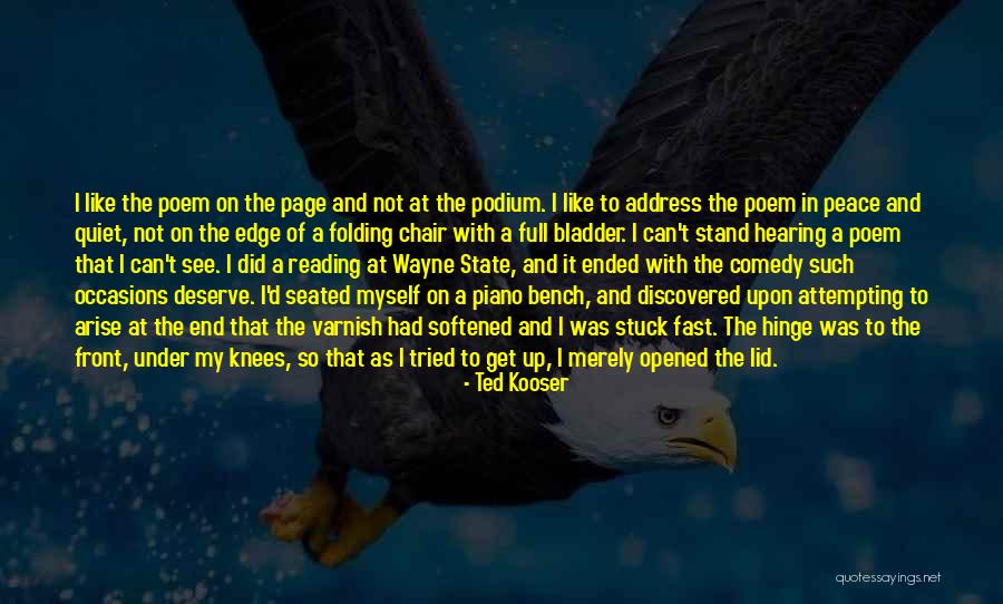 Wanyama Poli Quotes By Ted Kooser Wanyama Poli Quotes By Ted Kooser