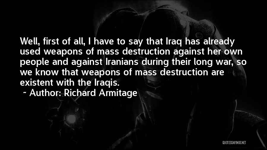 War Against Myself Quotes By Richard Armitage