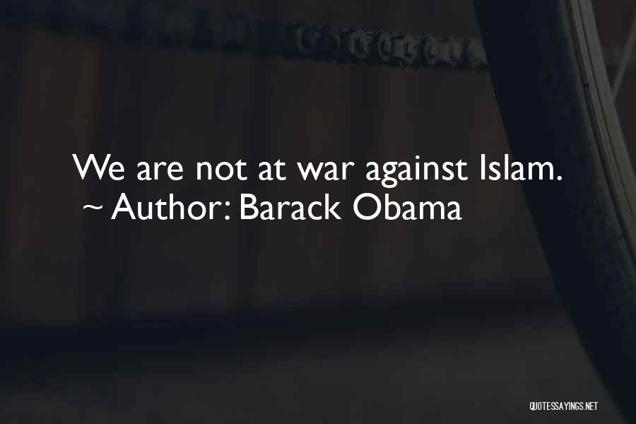 War Against Quotes By Barack Obama