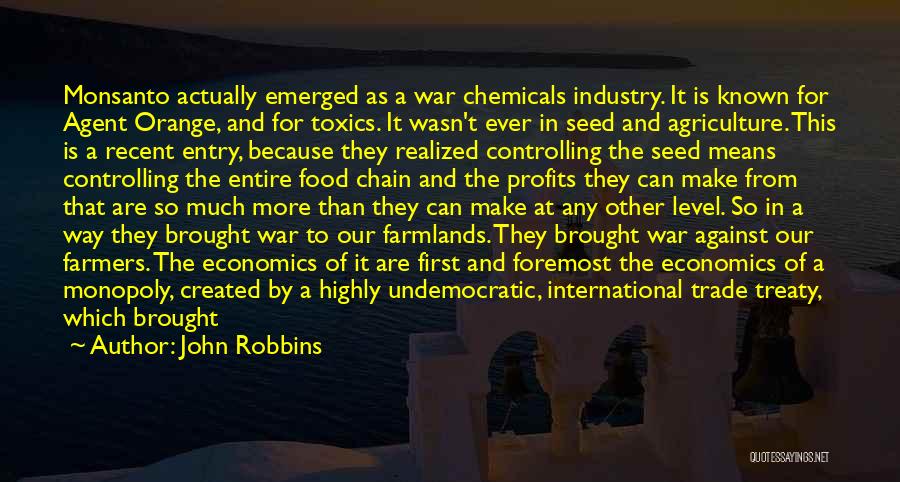 War Against Quotes By John Robbins