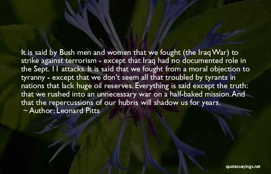 War Against Terrorism Quotes By Leonard Pitts