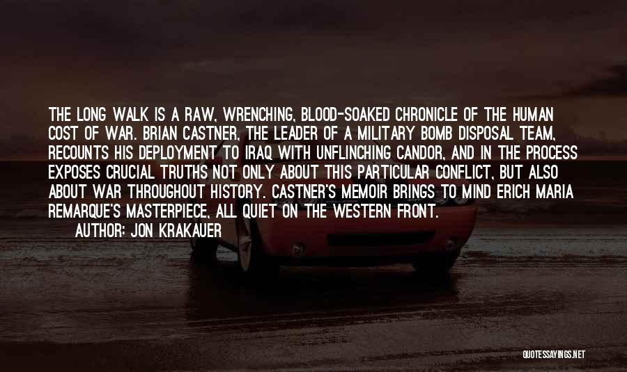 War All Quiet On The Western Front Quotes By Jon Krakauer
