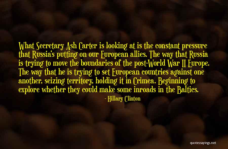 War Allies Quotes By Hillary Clinton War Allies Quotes By Hillary Clinton