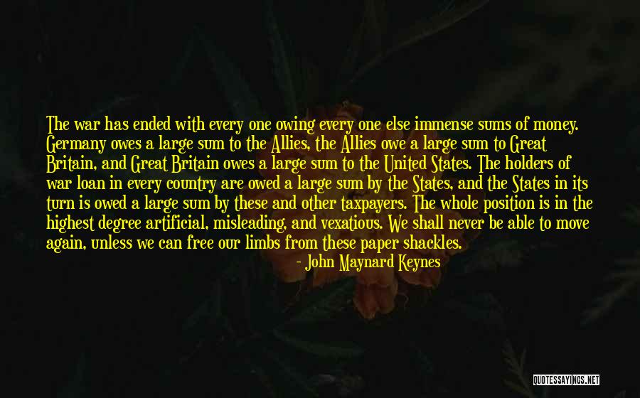 War Allies Quotes By John Maynard Keynes War Allies Quotes By John Maynard Keynes