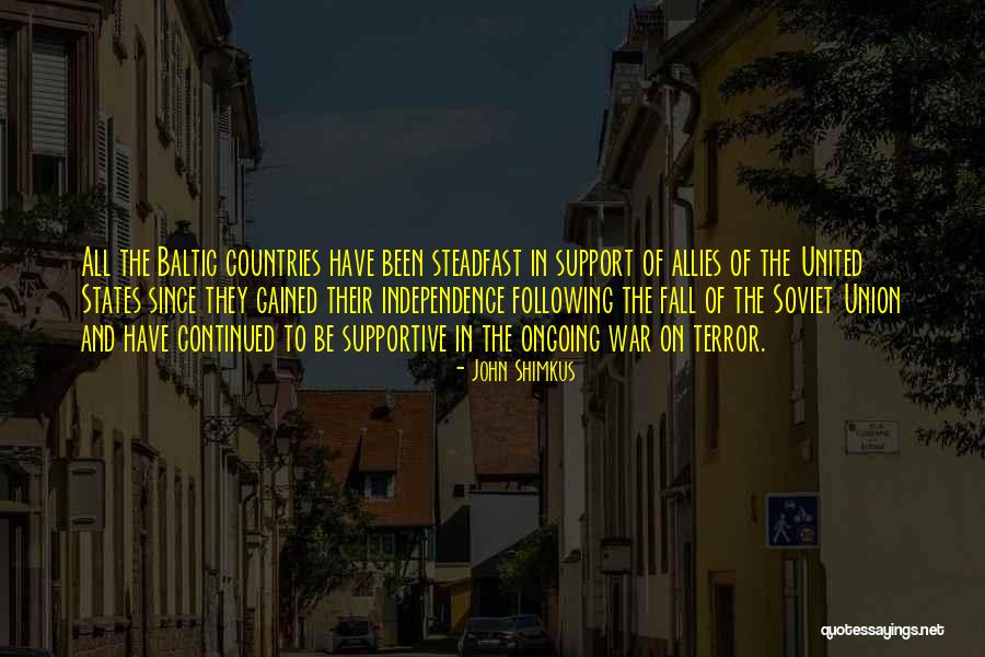 War Allies Quotes By John Shimkus War Allies Quotes By John Shimkus