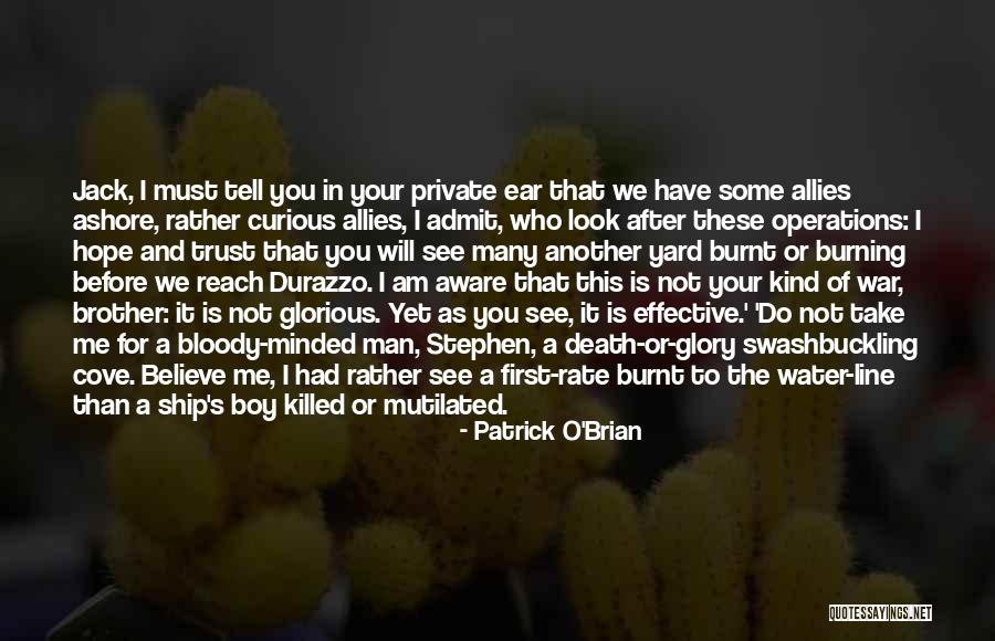 War Allies Quotes By Patrick O'Brian War Allies Quotes By Patrick O'Brian