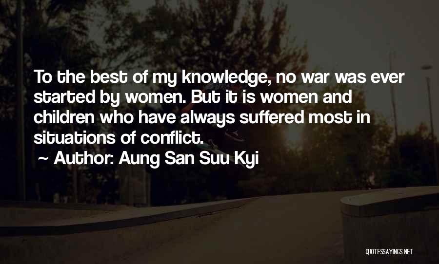 War And Conflict Quotes By Aung San Suu Kyi