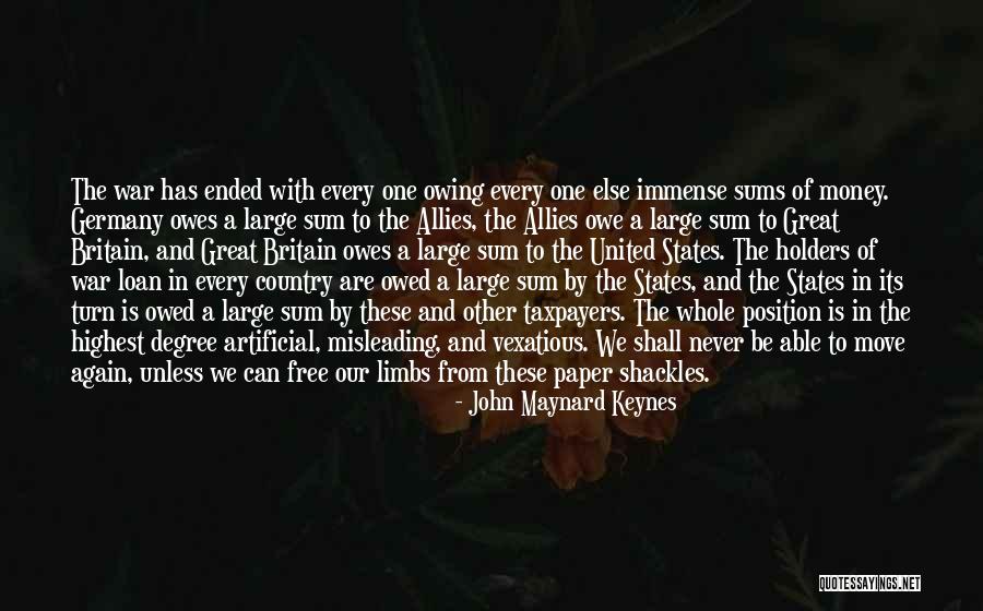 War And Economics Quotes By John Maynard Keynes War And Economics Quotes By John Maynard Keynes
