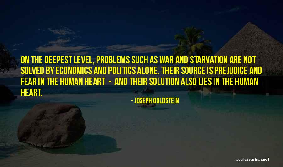 War And Economics Quotes By Joseph Goldstein