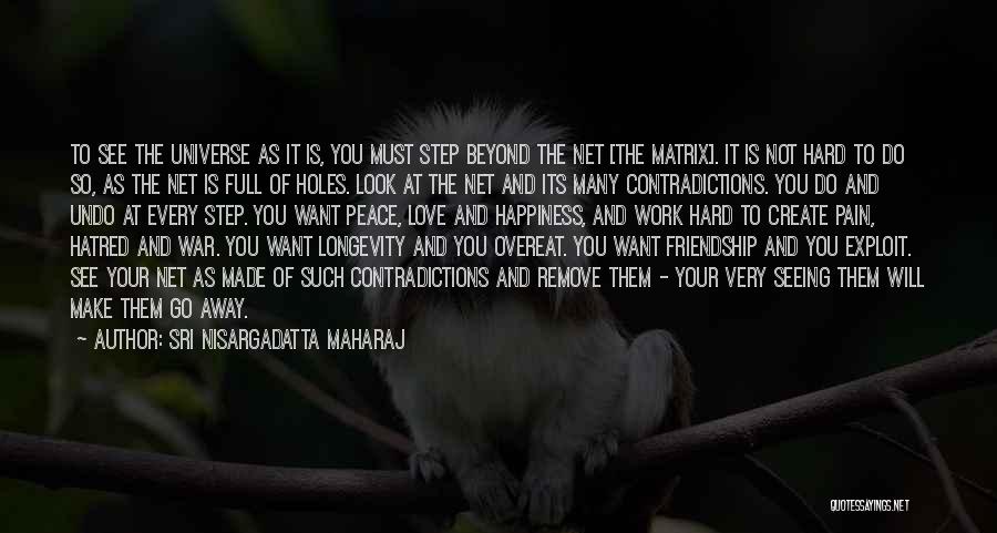 War And Friendship Quotes By Sri Nisargadatta Maharaj