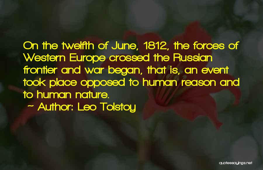 War And Human Nature Quotes By Leo Tolstoy