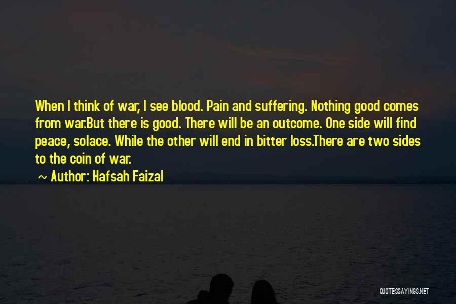 War And Loss Quotes By Hafsah Faizal