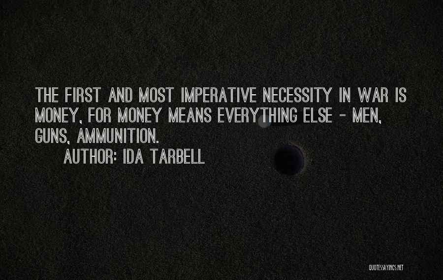 War And Money Quotes By Ida Tarbell