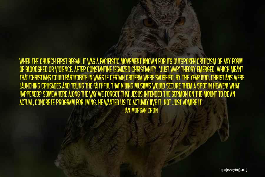 War And Violence Quotes By Ian Morgan Cron War And Violence Quotes By Ian Morgan Cron