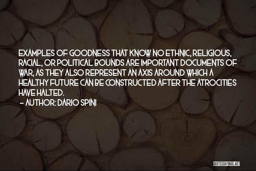 War Atrocities Quotes By Dario Spini