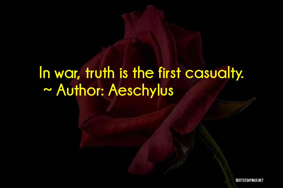 War Casualty Quotes By Aeschylus