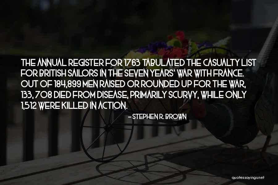 War Casualty Quotes By Stephen R. Brown