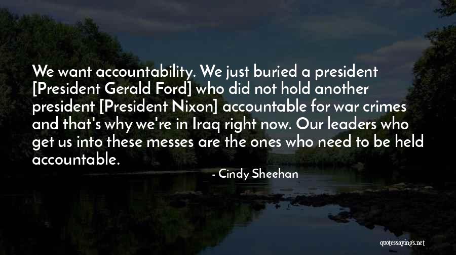 War Crimes Quotes By Cindy Sheehan