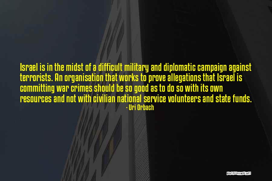 War Crimes Quotes By Uri Orbach