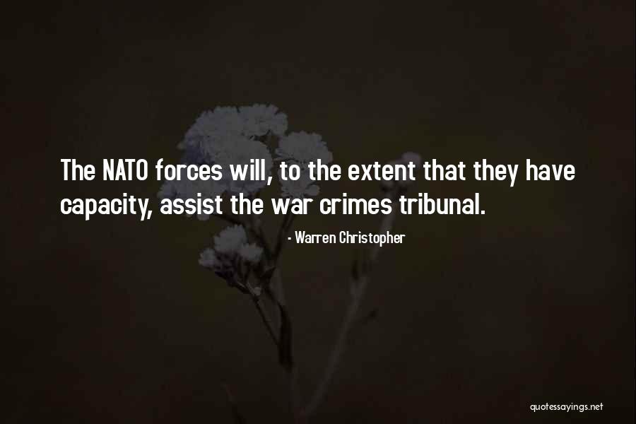 War Crimes Quotes By Warren Christopher