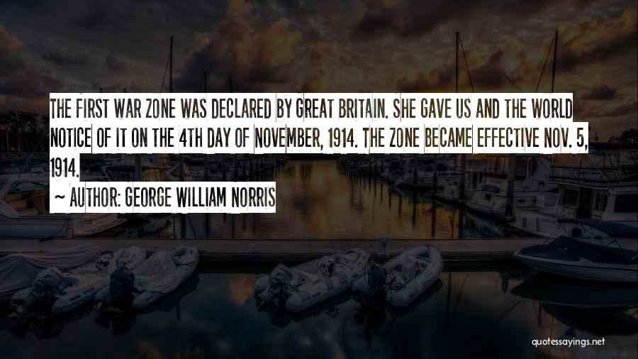 War Declared Quotes By George William Norris