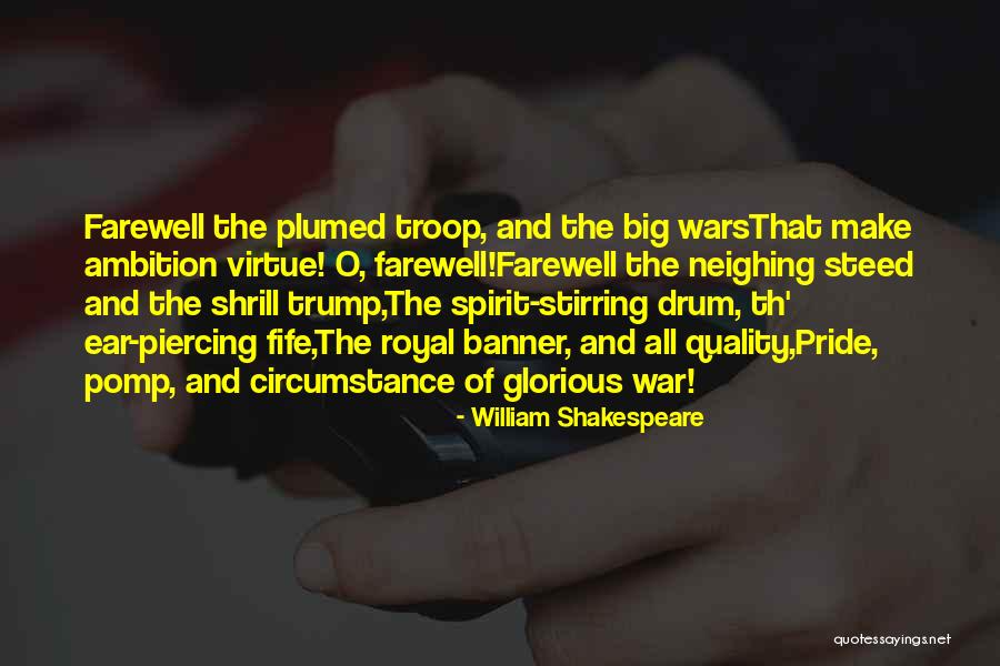 War Drum Quotes By William Shakespeare