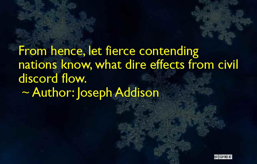 War Effects Quotes By Joseph Addison