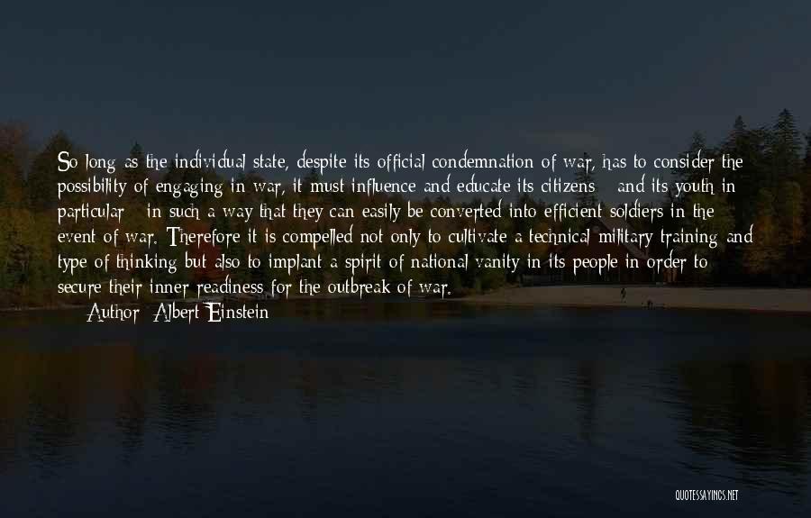 War Einstein Quotes By Albert Einstein