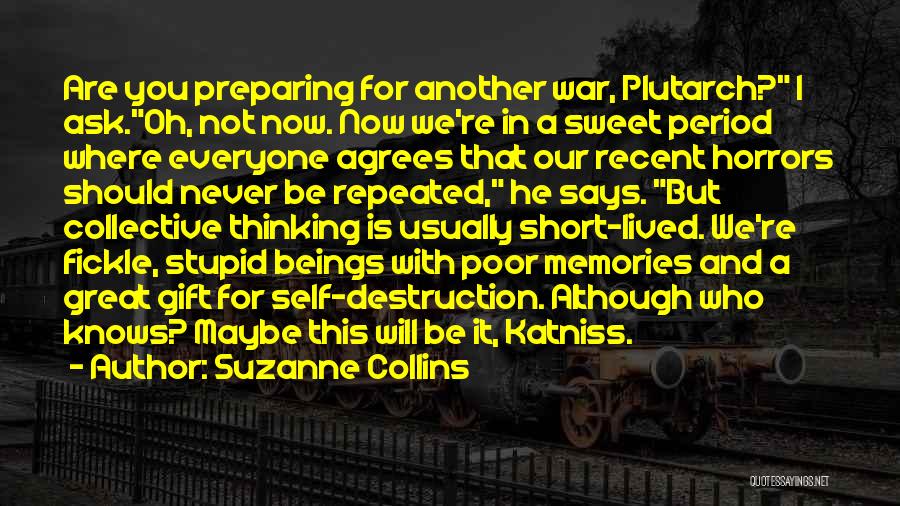 War Games Quotes By Suzanne Collins