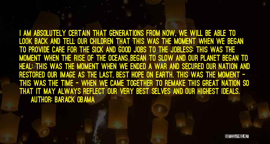 War Hope Quotes By Barack Obama