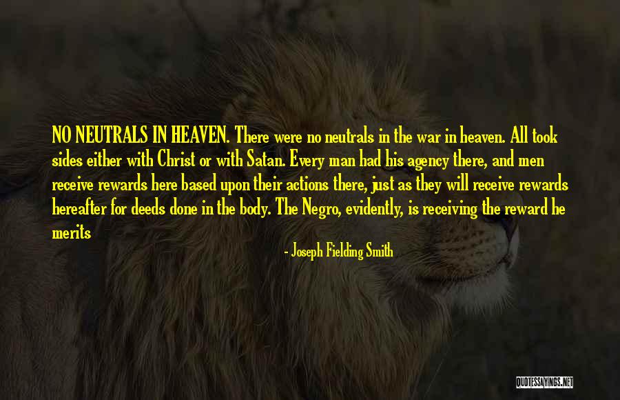 War In Heaven Quotes By Joseph Fielding Smith War In Heaven Quotes By Joseph Fielding Smith