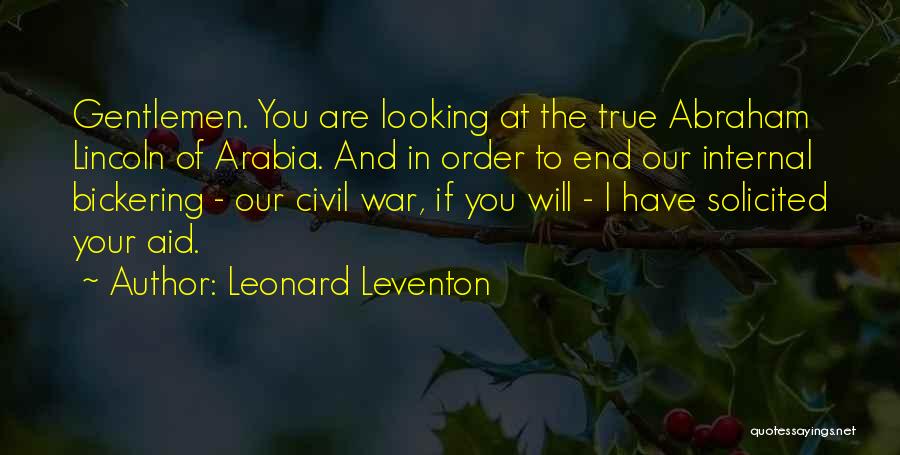 War In Iraq Quotes By Leonard Leventon