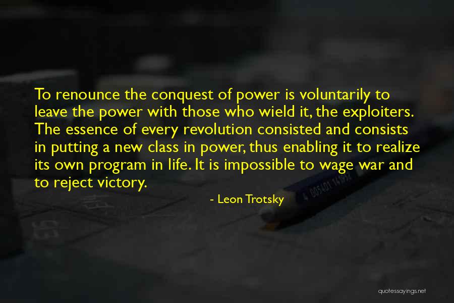 War In Life Quotes By Leon Trotsky