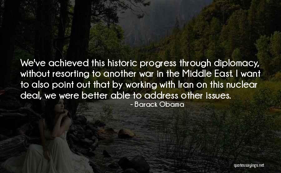 War In Middle East Quotes By Barack Obama