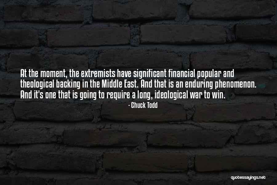 War In Middle East Quotes By Chuck Todd