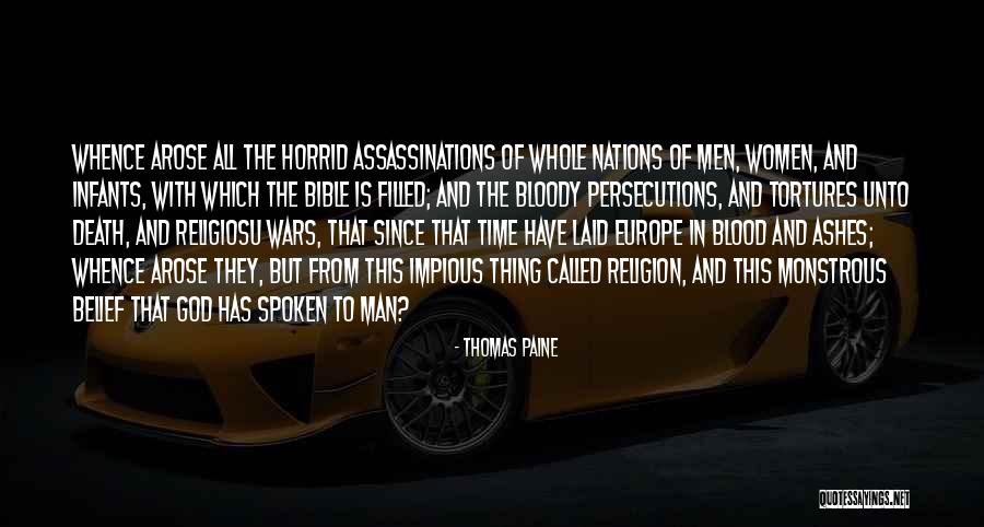 War In The Bible Quotes By Thomas Paine War In The Bible Quotes By Thomas Paine