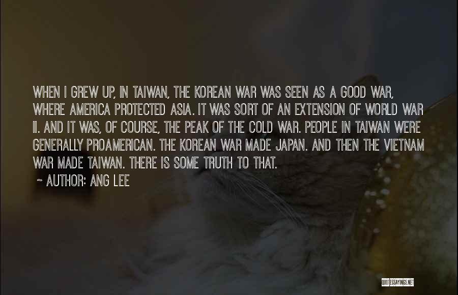 War In Vietnam Quotes By Ang Lee