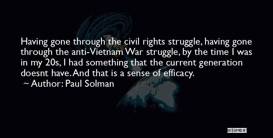 War In Vietnam Quotes By Paul Solman
