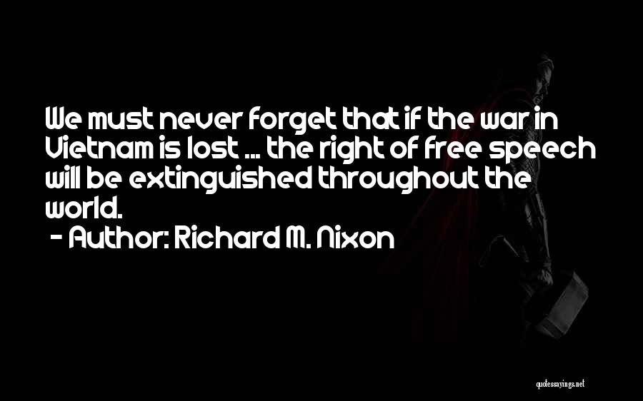 War In Vietnam Quotes By Richard M. Nixon