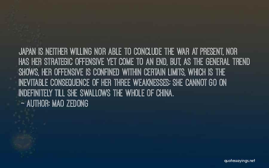 War Is Inevitable Quotes By Mao Zedong