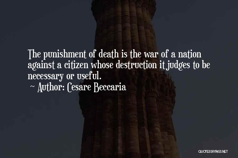 War Is Necessary Quotes By Cesare Beccaria