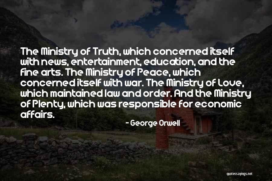 War Is Peace In 1984 Quotes By George Orwell