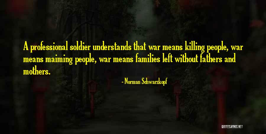 War Killing Quotes By Norman Schwarzkopf