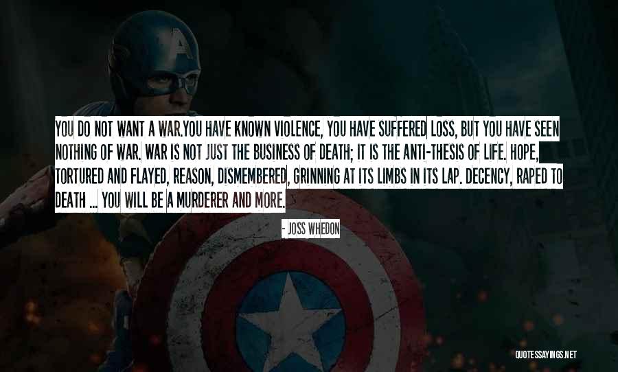 War Loss Quotes By Joss Whedon War Loss Quotes By Joss Whedon