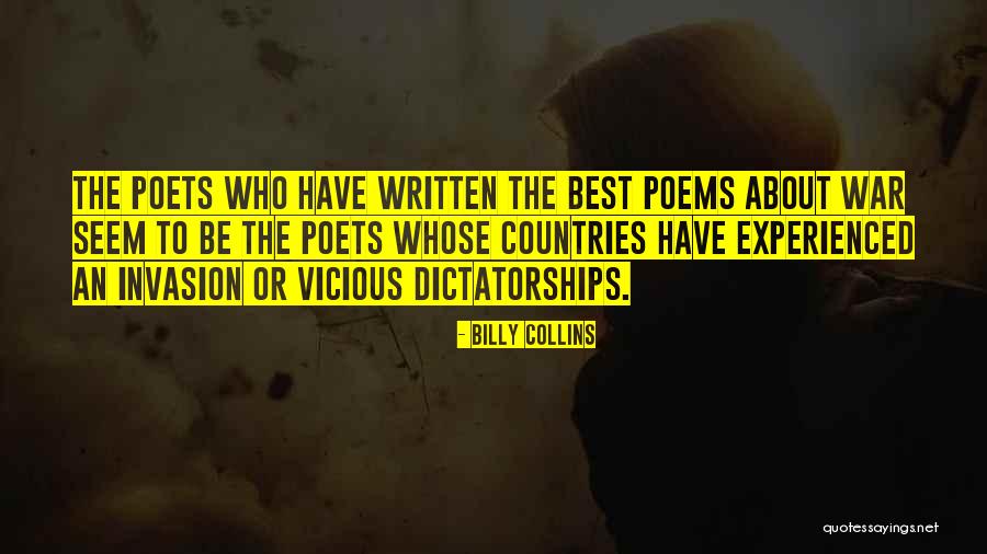 War Poems Quotes By Billy Collins War Poems Quotes By Billy Collins