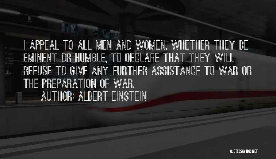 War Preparation Quotes By Albert Einstein