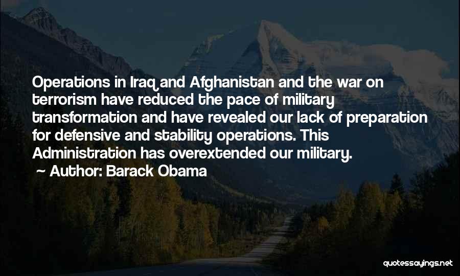 War Preparation Quotes By Barack Obama